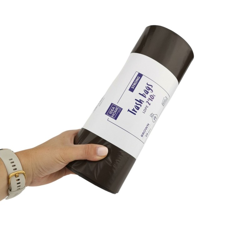 WORKI IH LDPE MOCNY 240L BRĄZOWY 10szt