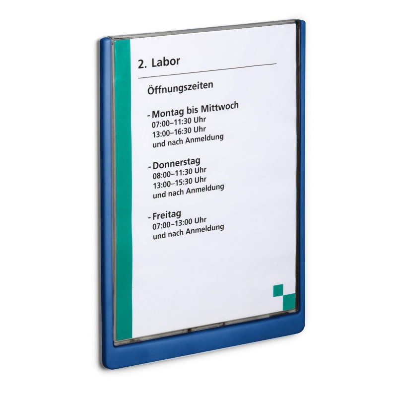 TABLICZKA INFORMACYJNA PIONOWA A4 DURABLE CLICK SIGN 486707 GRANATOWA TABLICZKA INFORMACYJNA PIONOWA A4 DURABLE CLICK SIGN 486707 GRANATOWA