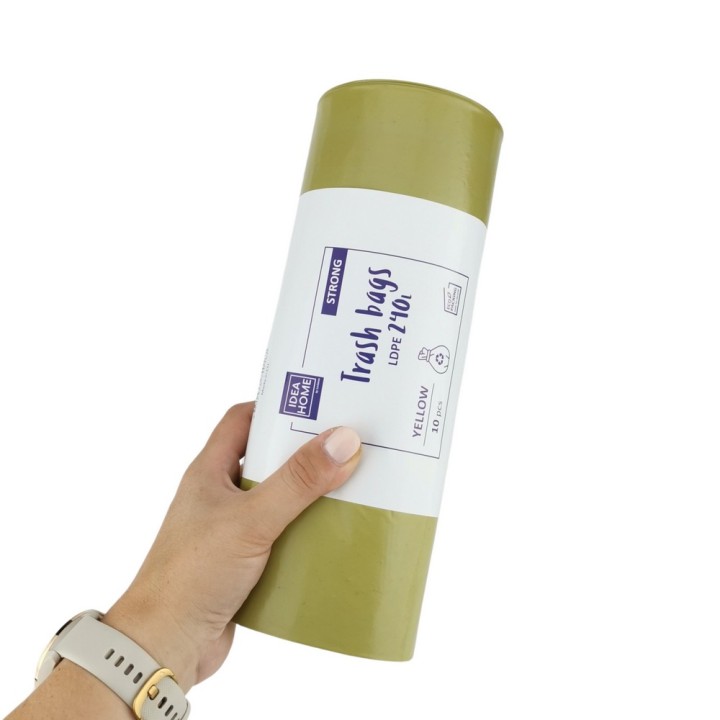 WORKI IH LDPE MOCNY 240L ŻÓŁTY 10szt