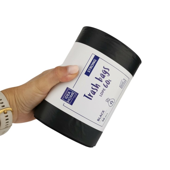 WORKI IH LDPE MOCNY 60L CZARNY 50szt