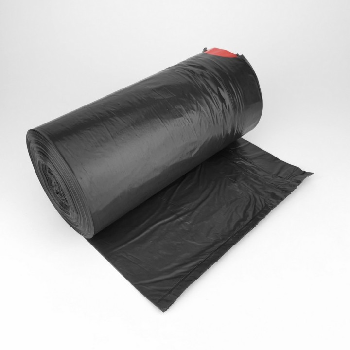 WORKI IH LDPE Z TAŚMĄ 35L CZARNY 50szt