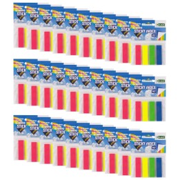 ZAKŁADKI INDEKSUJĄCE PET 43x12mm 35 szt a'4 ECO 30szt
