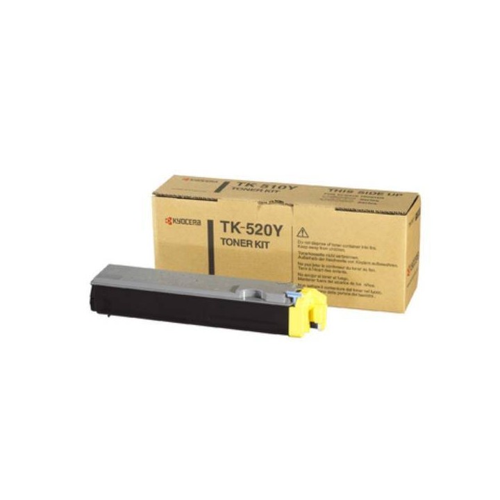 TONER ORYGINALNY KYOCERA TK520Y 1T02HJCEU0 ŻÓŁTY 4000 STRON