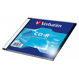 PŁYTA CD-R 700MB 52X VERBATIM 43347 SLIM
