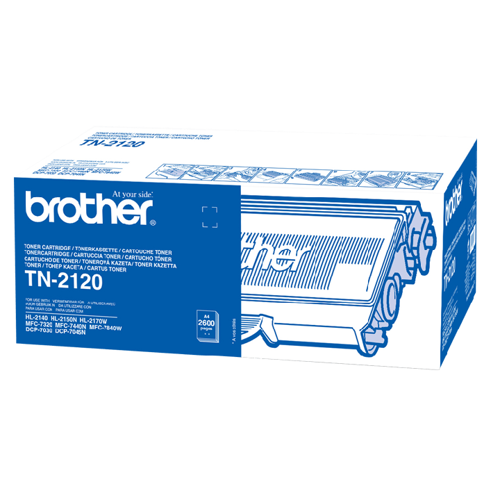 TONER ORYGINALNY BROTHER TN2120 CZARNY 2600 STRON