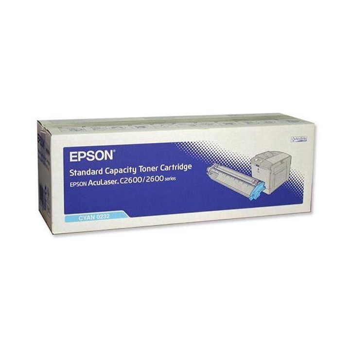 TONER ORYGINALNY EPSON C13S050232 CYAN 2000 STRON