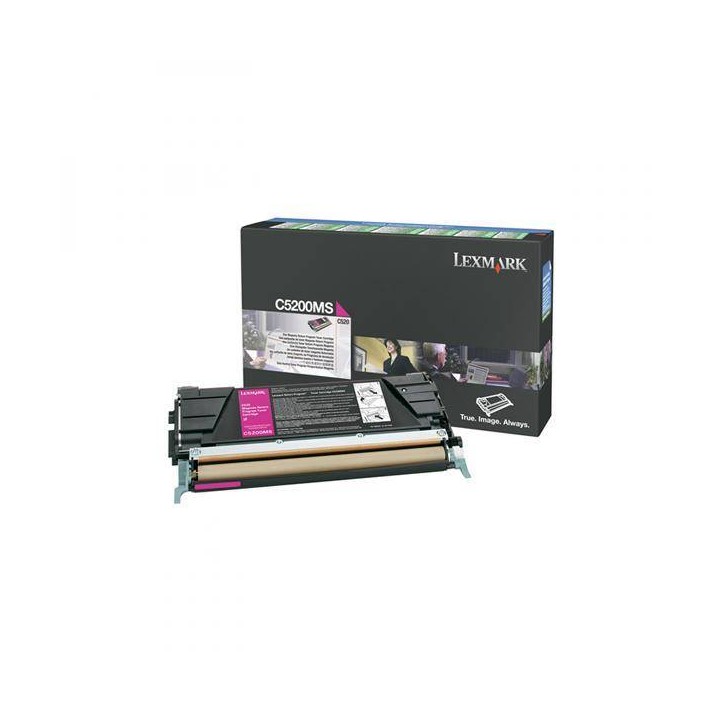 TONER ORYGINALNY LEXMARK C5200MS MAGENTA 1500 STRON