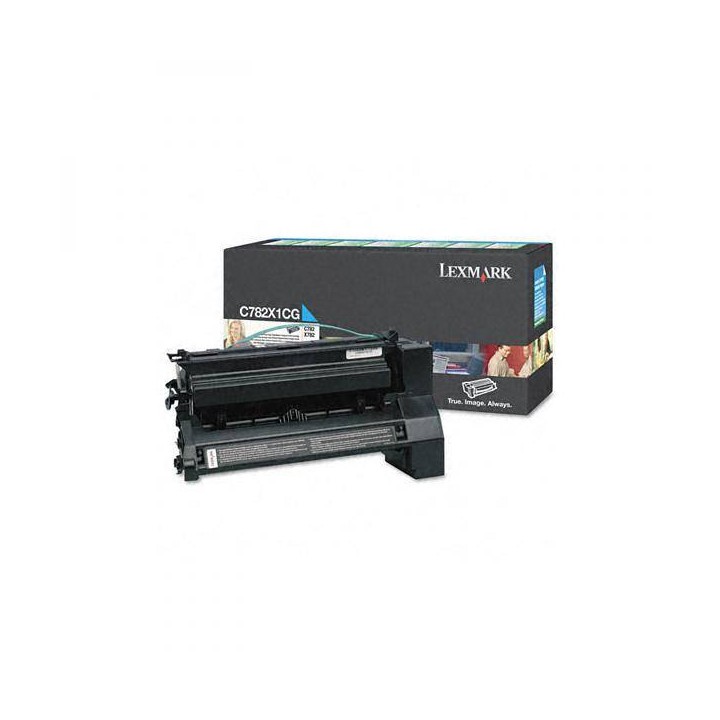 TONER ORYGINALNY LEXMARK C782X1CG CYAN 15000 STRON