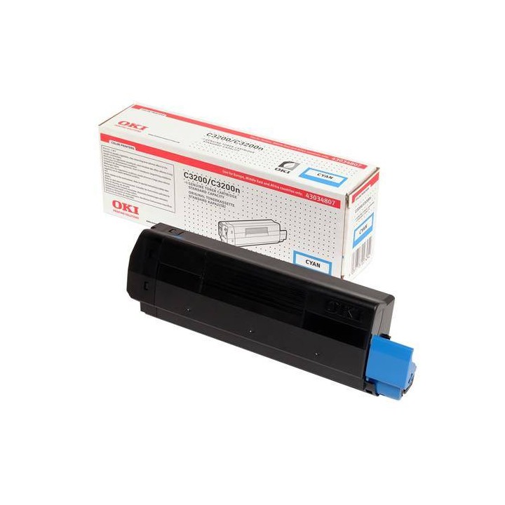 TONER ORYGINALNY OKI 43034807 CYAN 1500 STRON