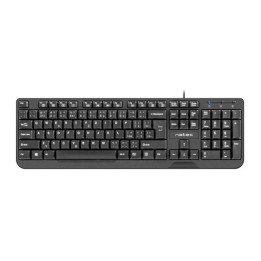 NATEC KLAWIATURA TROUT SLIM USB CZ/SK CZARNA