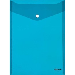 TECZKA KOPERTOWA PIONOWA NA GUZIK A4 CENTRUM 80046 MIX PP 0.16MM