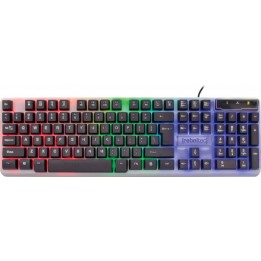 REBELTEC KLAWIATURA DLA GRACZY PODŚWIETLANA NEON KABEL 1,8M
