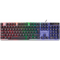 REBELTEC KLAWIATURA DLA GRACZY PODŚWIETLANA NEON KABEL 1,8M