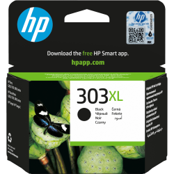 HP ORYGINALNY INK / TUSZ T6N04AE, HP 303XL, BLACK, 600S, HIGH CAPACITY, HP ENVY PHOTO 6230, 7130, 7134, 7830