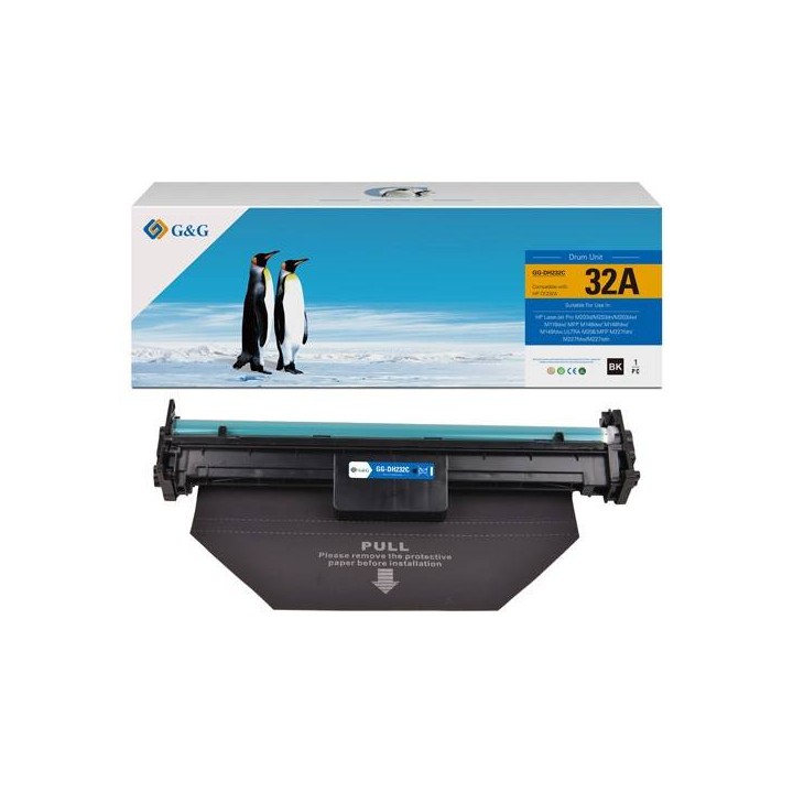 G&G KOMPATYBILNY BĘBEN Z CF232A, BLACK, HP 32A, 23000S, DLA HP LASERJET PRO M203DN, M203DW, MFP M227FDW, MFP M227