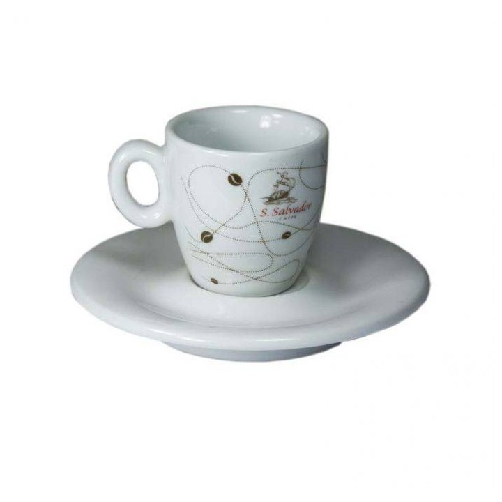 FILIŻANKI DO KAWY ESPRESSO S.SALVADOR 60ML MAŁE 6SZT