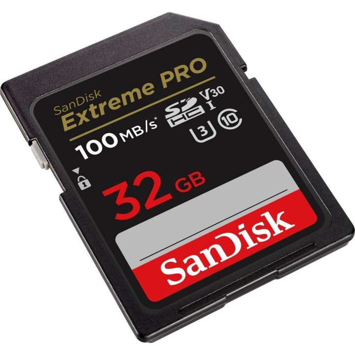 SANDISK KARTA PAMIĘCI EXTREME PRO SDHC 32GB 100/90 MB/S V30 UHS-I U3