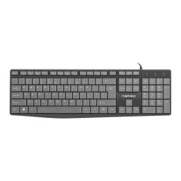 NATEC KLAWIATURA NAUTILUS US SLIM 1.8M CZARNO-SZARA
