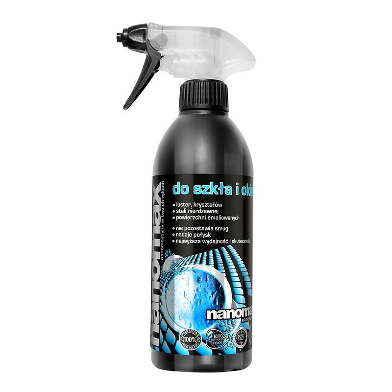 PREPARAT DO SZKŁA I OKIEN NANOMAX PROFESSIONAL 500ML