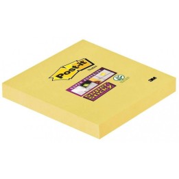 KARTECZKI SAMOPRZYLEPNE 76X76MM 3M POST-IT® SUPER STICKY 654-6SSCY-EU ŻÓŁTE 90 KART