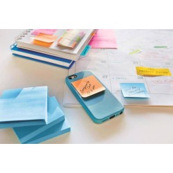 KARTECZKI SAMOPRZYLEPNE 76X76MM 3M POST-IT® 2028-NB CUKIERKOWE NIEBIESKO-ZIELONE 450 KART