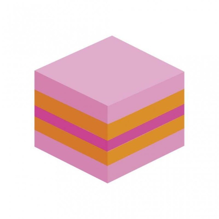 KARTECZKI SAMOPRZYLEPNE 51X51MM 3M POST-IT® 2051P RÓŻOWE 400 KART