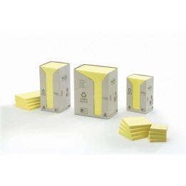 KARTECZKI SAMOPRZYLEPNE 38X51MM 3M POST-IT® 653-1T ŻÓŁTE 24X100 KART