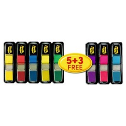 ZAKŁADKI INDEKSUJĄCE FOLIOWE 11,9X43,1MM 3M POST-IT® 5X35+3X35SZT