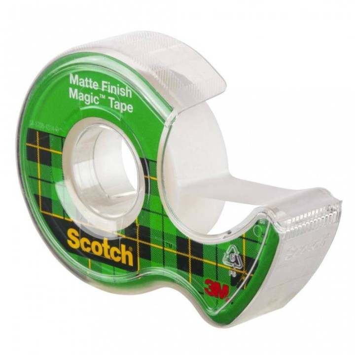 TAŚMA BIUROWA Z DYSPENSEREM 19MMX7.5M 3M SCOTCH® MAGIC™ 890 8-1975 MATOWA