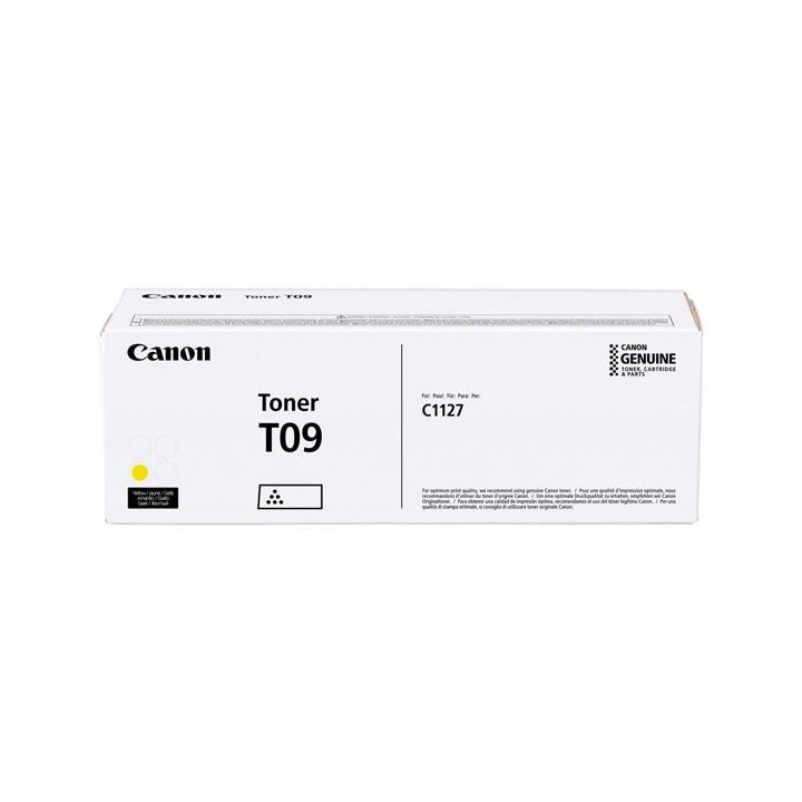 CANON ORYGINALNY TONER T09, YELLOW, 5900S, 3017C006, CANON I-SENSYS X C1127I, I-SENSYS X C1127P SERIES, O