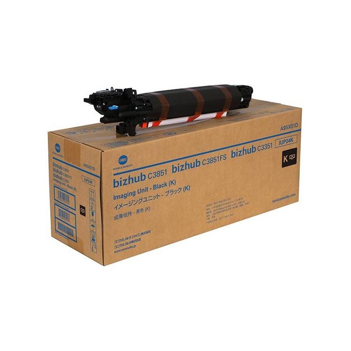 KONICA MINOLTA ORYGINALNY BĘBEN IUP-24K, BLACK, A95X01D, KONICA MINOLTA BIZHUB C3351, C3851, C3851FS