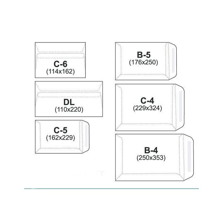 KOPERTA C4 SK NC KOPERTY 31623020/25 BRĄZOWA 25SZT