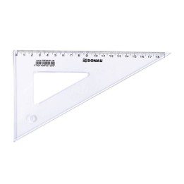 EKIERKA 60° DONAU 19CM PRZEZROCZYSTA