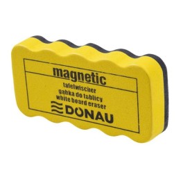 GĄBKA DO TABLIC MAGNETYCZNA 106X52X20MM DONAU ŻÓŁTA