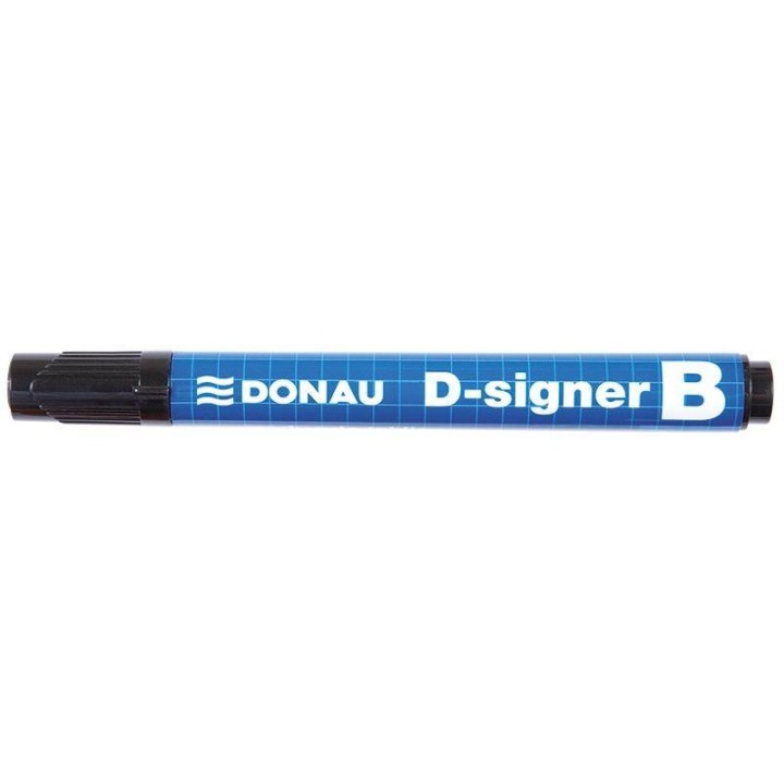 MARKER SUCHOŚCIERALNY DONAU D-SIGNER B CZARNY OKRĄGŁY 2-4MM