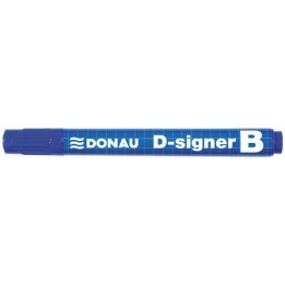 MARKER SUCHOŚCIERALNY DONAU D-SIGNER B NIEBIESKI OKRĄGŁY 2-4MM