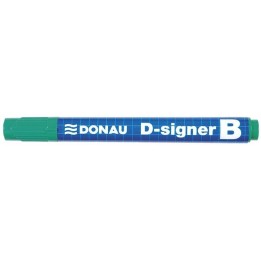 MARKER SUCHOŚCIERALNY DONAU D-SIGNER B ZIELONY OKRĄGŁY 2-4MM