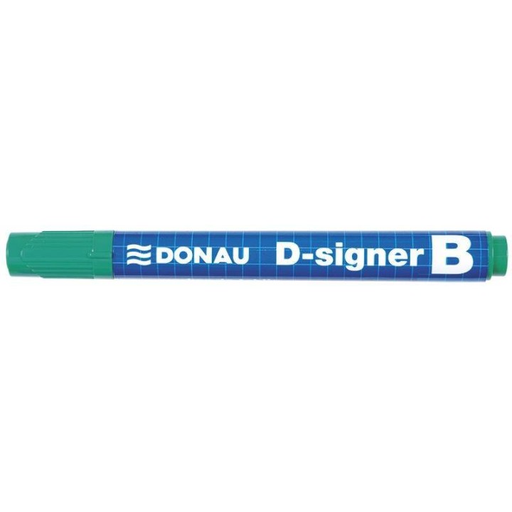 MARKER SUCHOŚCIERALNY DONAU D-SIGNER B ZIELONY OKRĄGŁY 2-4MM