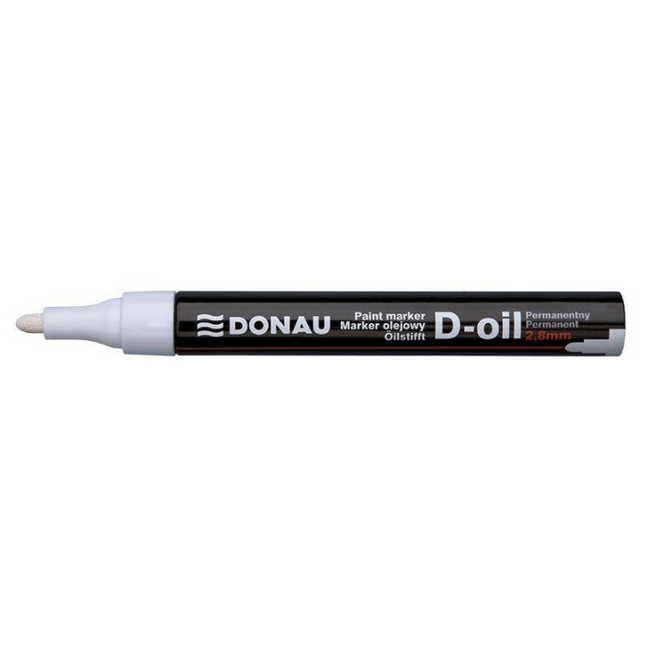 MARKER OLEJOWY DONAU D-OIL BIAŁY OKRĄGŁY 2.8MM