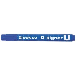 MARKER PERMANENTNY DONAU D-SIGNER U NIEBIESKI OKRĄGŁY 2-4MM