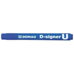 MARKER PERMANENTNY DONAU D-SIGNER U NIEBIESKI OKRĄGŁY 2-4MM