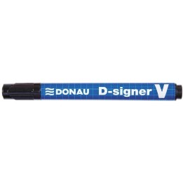 MARKER PERMANENTNY DONAU D-SIGNER V CZARNY ŚCIĘTA 1-4MM
