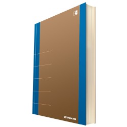 NOTES Z ORGANIZEREM 165X230MM DONAU LIFE NIEBIESKI 80 KART