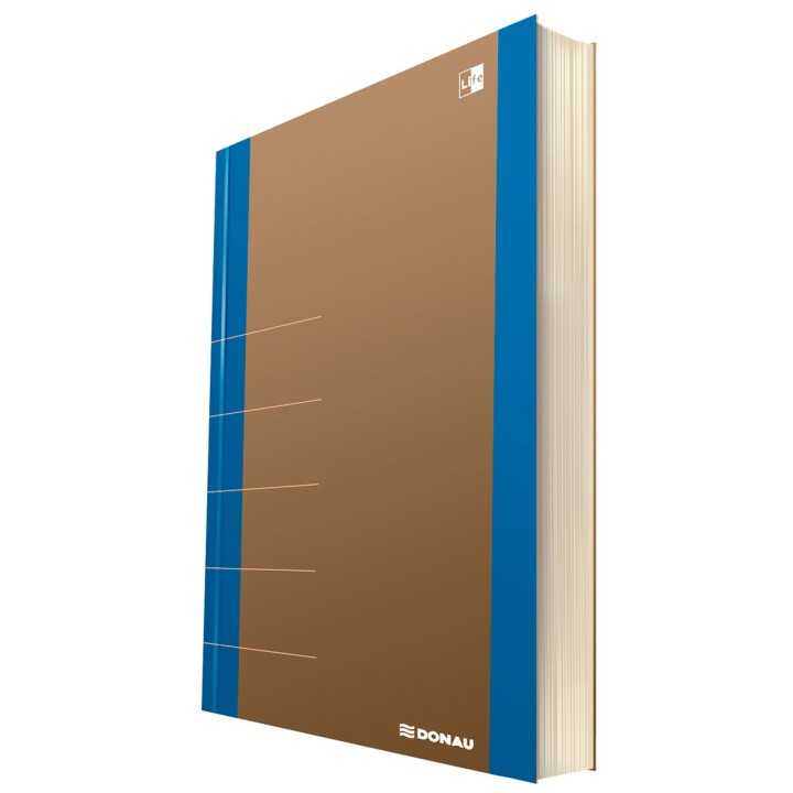 NOTES Z ORGANIZEREM 165X230MM DONAU LIFE NIEBIESKI 80 KART