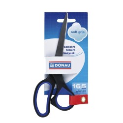 NOŻYCZKI 165MM DONAU NIEBIESKIE SOFT GRIP