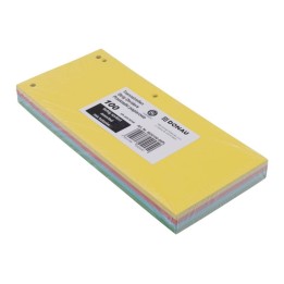 PRZEKŁADKI 1/3 A4 DONAU MIX KOLORÓW KARTON 190G/M² 100SZT