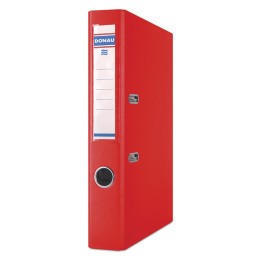 SEGREGATOR A4 PP DONAU MASTER 50MM CZERWONY