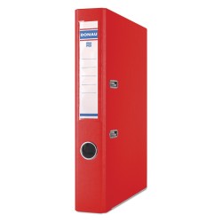 SEGREGATOR A4 PP DONAU PREMIUM-S 50MM CZERWONY