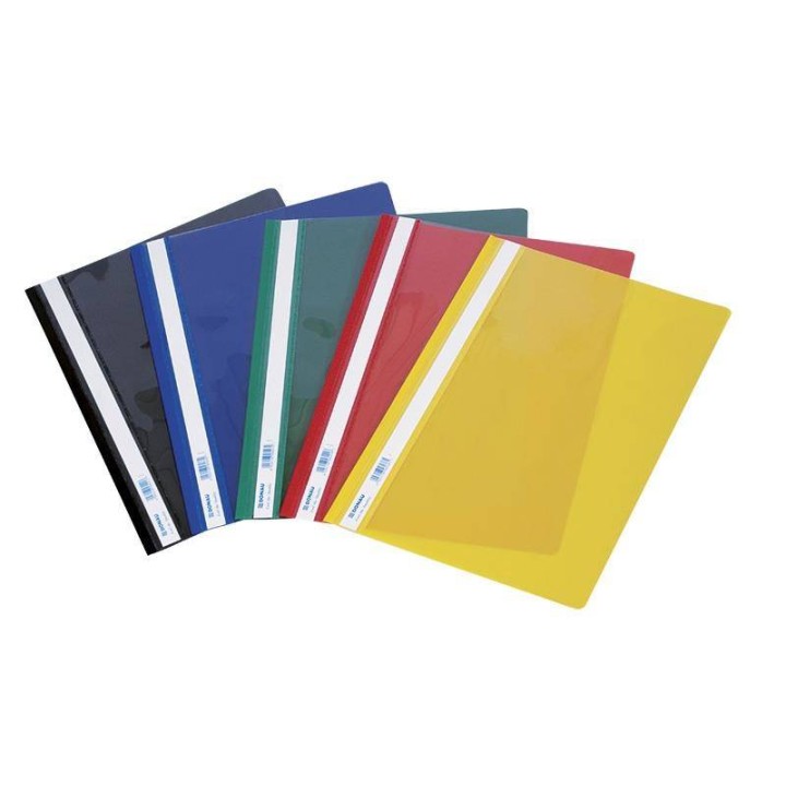 SKOROSZYT PLASTIKOWY A4 DONAU TWARDY ŻÓŁTY PVC 150/160MIKR
