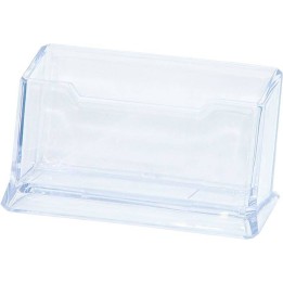 STOJAK NA WIZYTÓWKI 110X45X55MM DONAU PRZEZROCZYSTY